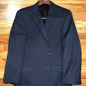 Navy MicroStripe Burberry Suit - Barney’s NYC (40)